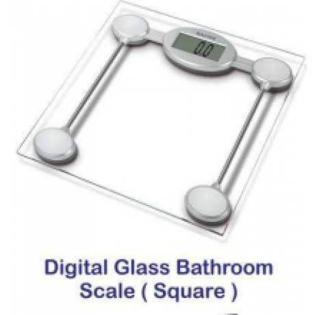 Digital Glass Bathroom Scale (Square)